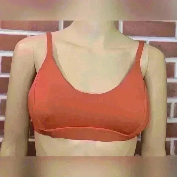 NWT Knix Scoop Bikini Top Color Lava Size Small - Picture 1 of 6